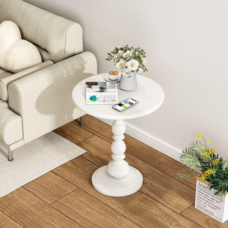 Nordic Retro Iron Art Round Coffee Table - Living Room, Sofa Side Table, Bedroom Bedside Table