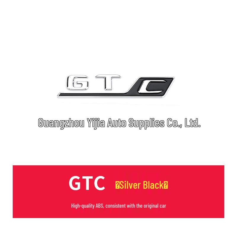 Compatible Mercedes AMG GT50 GT63 Trunk Emblem Sticker for GTR GTC GTS