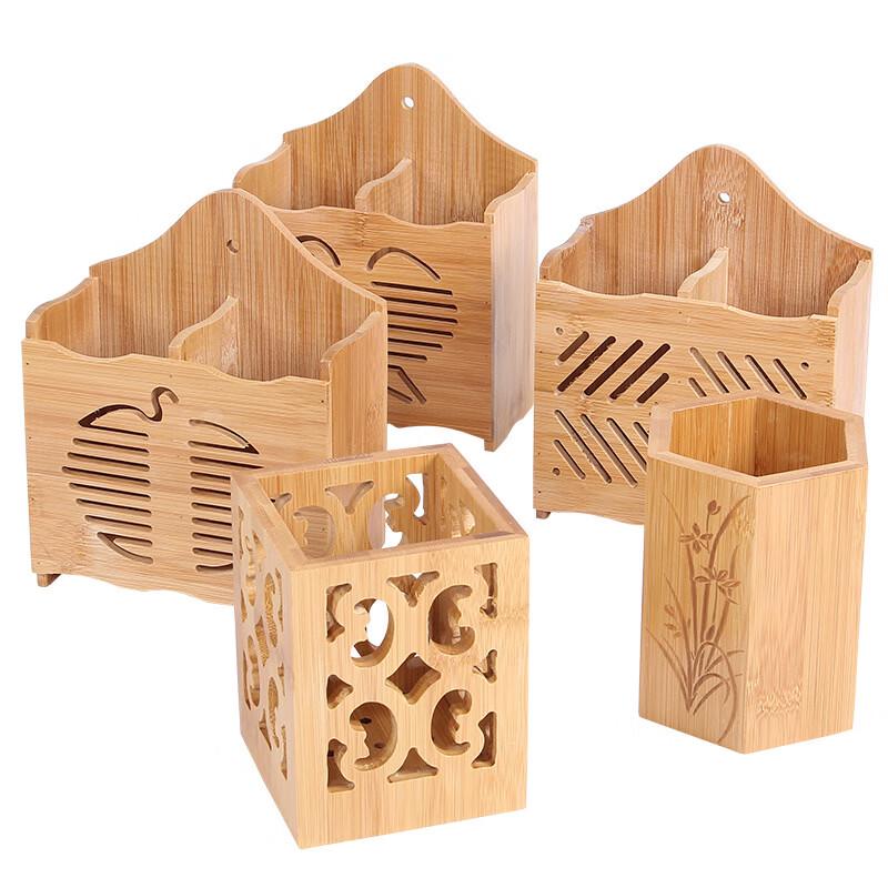 Bamboo Chopstick & Utensil Holder