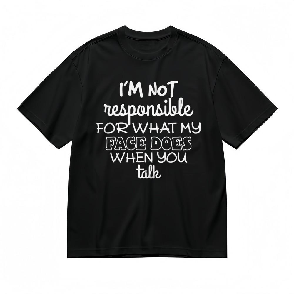 Women's Comfy Breathable Comfortable Classic T-Shirt Humor Saying Printed Tee