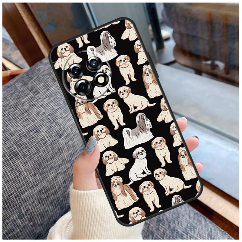 

Cartoon Shih Tzu Dog Case For OnePlus 13T 8T 10T 9 10 Pro 15 13 12 11 13R 12R Nord CE 5 2 3 4 Lite N20 N30 Coque OnePlus Nord CE5