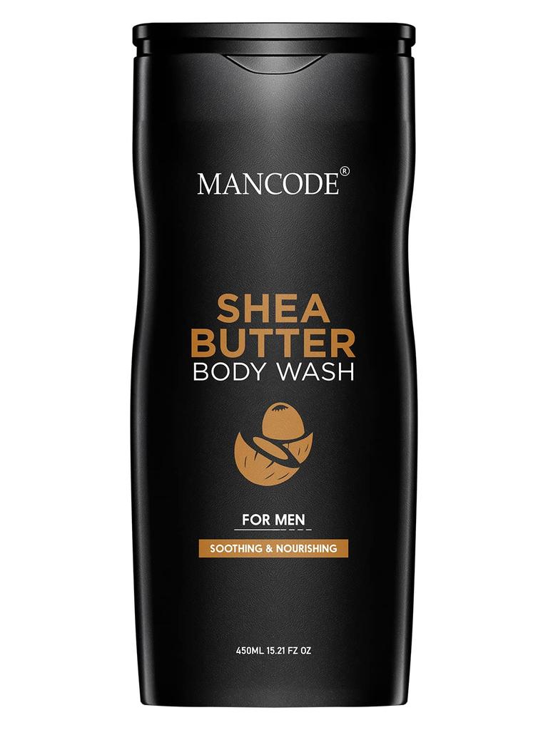 MAN CODE Sheabutter Body Wash For Men 450Ml | For Body, Face With Shea Butter And Natural Oils Extract | Oil Control | Odor Protection | 450 Ml S