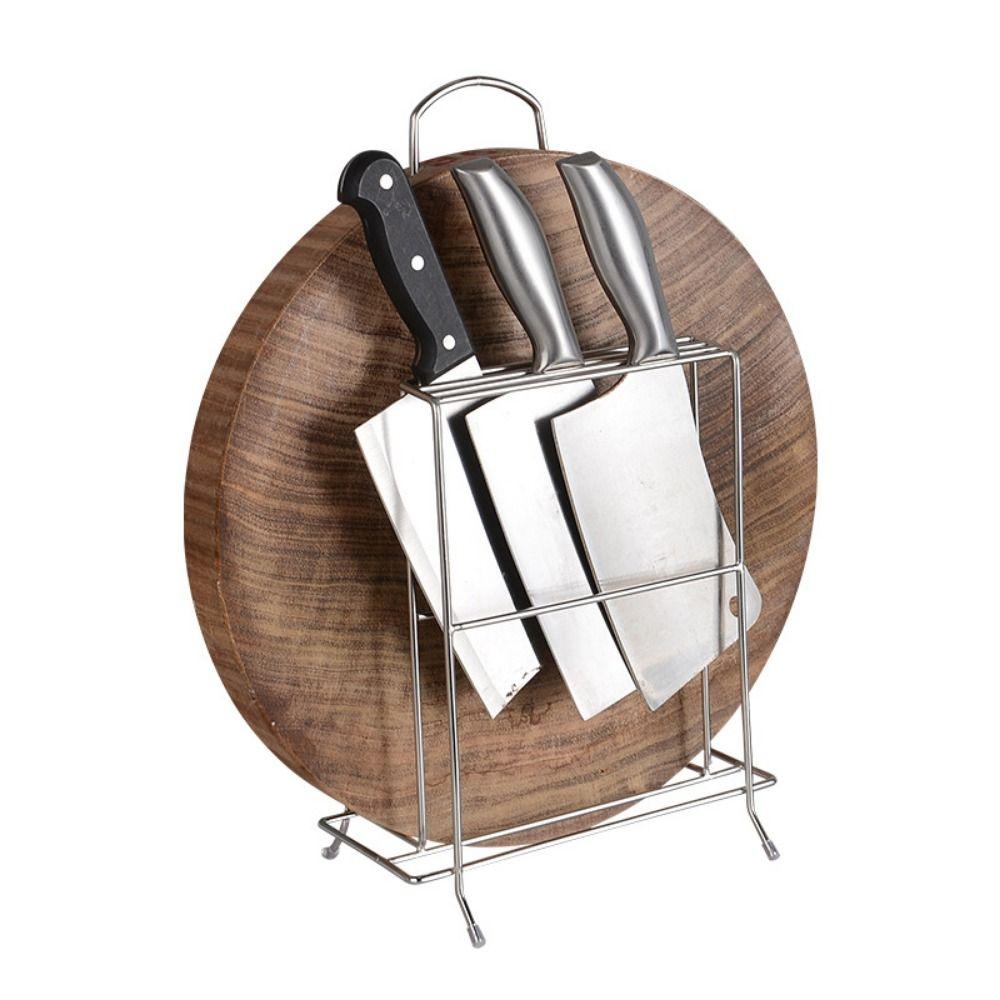 Rustproof Cutting Board Holder Multi-functional Kitchen Storage Rack  Kitchen Supplies
