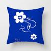 New Nordic Abstract Flower Pillowcase Home Bedside Sofa Cushion Cover