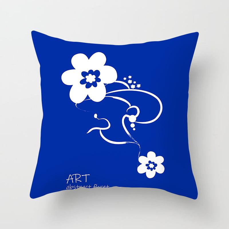 

Новая скандинавская абстрактная наволочка с цветочным принтом для дома, прикроватная, на диван 45 * 45Cm (without pillow core)