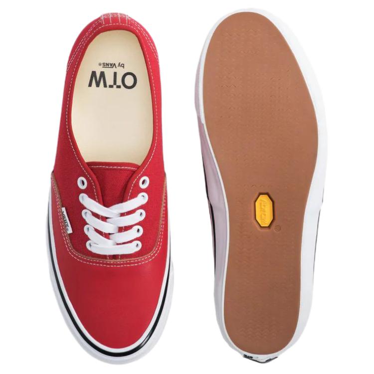 Vans X Kith Authentic 44 Otw Comfortable Soft Skate Shoes Men Sneaker Red VN000Z3TIZQ