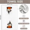 Halloween towel ornament gift microfiber printing kitchen towel special dish towel rag