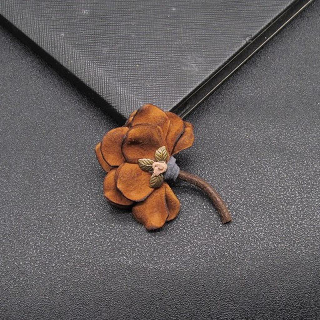 Spilla Floreale Fatta a Mano Spilla Decorativa Floreale in Tessuto Naturale Vintage Spilla Decorativa Floreale Leggera Spilla Retrò per Regalo Sciarpe Vintage