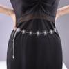 Vintage Punk Waist Chain Retro Alloy Waistband All-match Dress Cummerbands  For Women