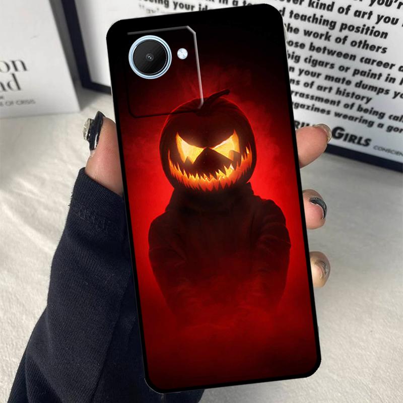 Halloween Pumpkin Ghost Mummy For Realme C55 C75 C67 C63 C51 C61 C53 C35 C65 C71 11 12 13 14 Pro Plus GT6 GT7 15 Pro Case