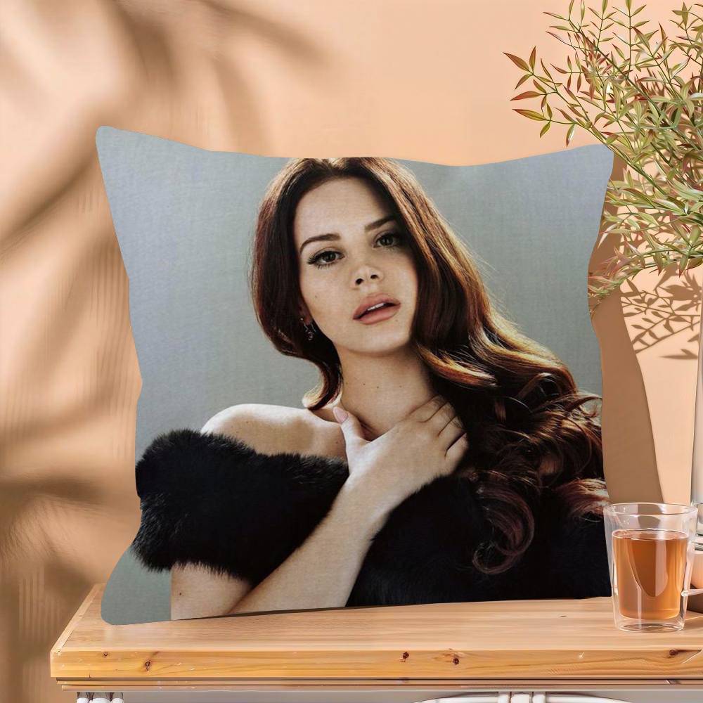 Lana Del Rey Hot Music Pillow Cushion Cover Pillowcase Living Room Sofa Home Decor Customized