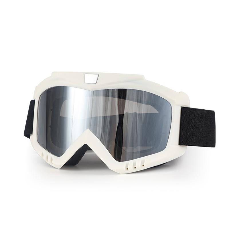 Outdoor Off-Road Motorcycle Windproof Sand-Proof UV-Protective Goggles with Interchangeable Lenses Full Frame for Riding