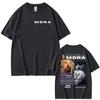 Rapper MORA Tour 2025 New Album Graphic T Shirts Unisex Clothing Hip Hop Gothic TShirt Y2K Vintage Oversized Short Sleeve TShirts