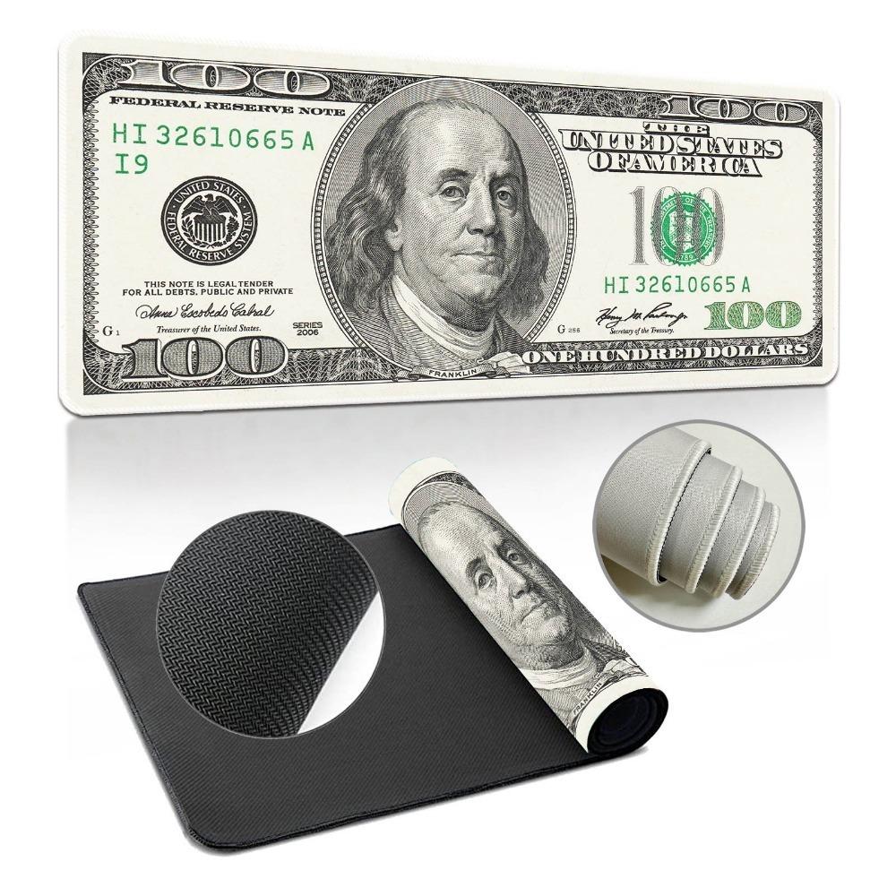 

Large mouse pad, gold dollar pattern, mouse pad, desktop mouse pad, Christmas gift, Stocking stuffers