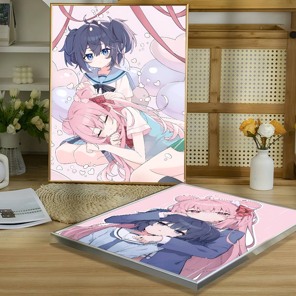 1pc Anime HAPPY SUGAR LIFE Poster Sticker Print Waterproof Wall Art For Living Room Bedroom Home Decor
