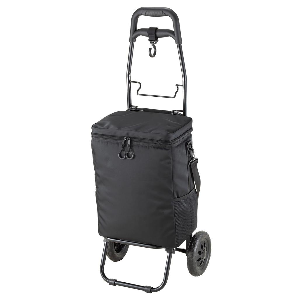 CB Japan Nákupní vozík Velká kapacita 20L Taška 2WAY Design Nosnost 15kg Chladicí nákupní vozík manévrovací Vozík/Přes rameno