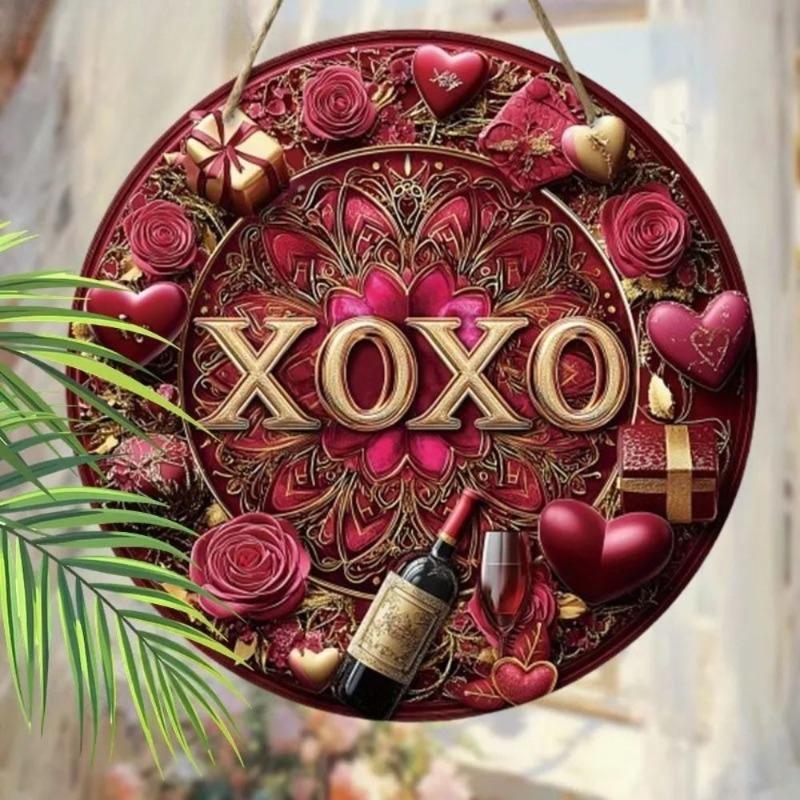 Segno in Metallo con Calligrafia Araba, Decorazione Murale Retro
