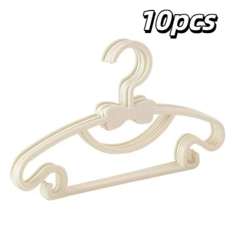 Small Size Children Clothes Hangers 10/50Pcs Non-slip Space Saving Hangers Fit 0-10 Years Old Kids Closet Storage