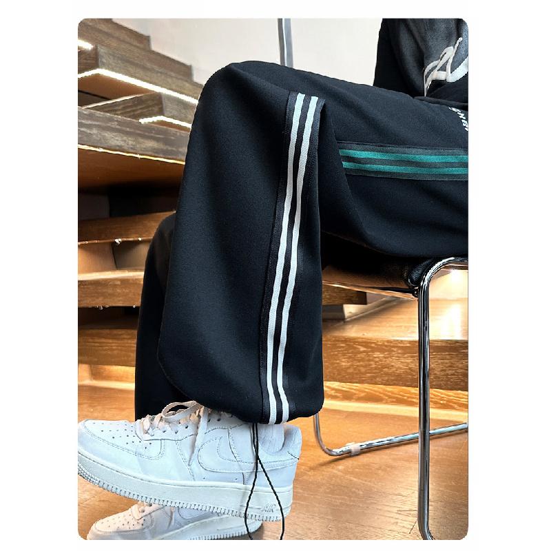 2026 New Casual Pants Loose Long Pants Straight-Leg Pants Men's Versatile Sports Pants