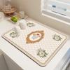 Super Absorbent Tableware Dish Drying Mats Desk Drain Pad Heat Resistant Counter Top Mat Non-slip Draining Placemat Kitchen