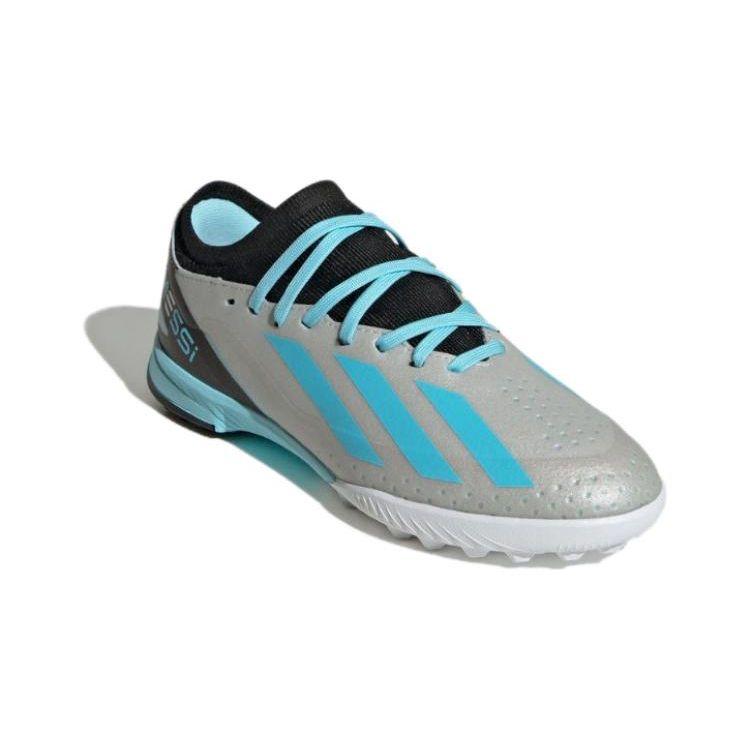 Adidas X Crazyfast Messi.3 TF J Infinito Pack Kids Sneakers Silver Silver-Metallic Bliss-Blue IE4073