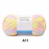 Mixed Color Cotton Yarn Handmade Hat Crochet Thread Supplies Knitting Yarns
