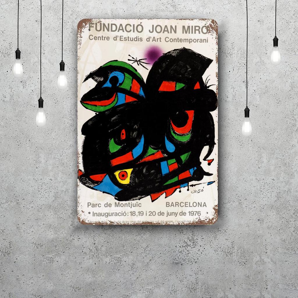 miro art Vintage Tin Sign Home Decor Wall Decor Art Wall Mural Room Decoration Decor Retro Metal Sign Plate Bar Posters
