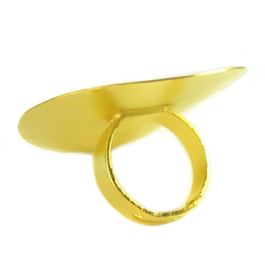 Les Trésors De Lily [Q7848] - Bague artisanale 'Athena' doré  - 40 mm