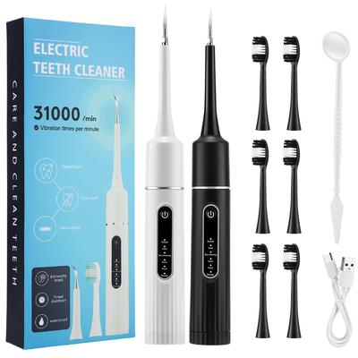 Electric Dental Scaler Tooth Cleaner Sonic Vibration Toothbrush Plaque Calculus Tartar Remover Teeth Whitening Cleaning Tools
