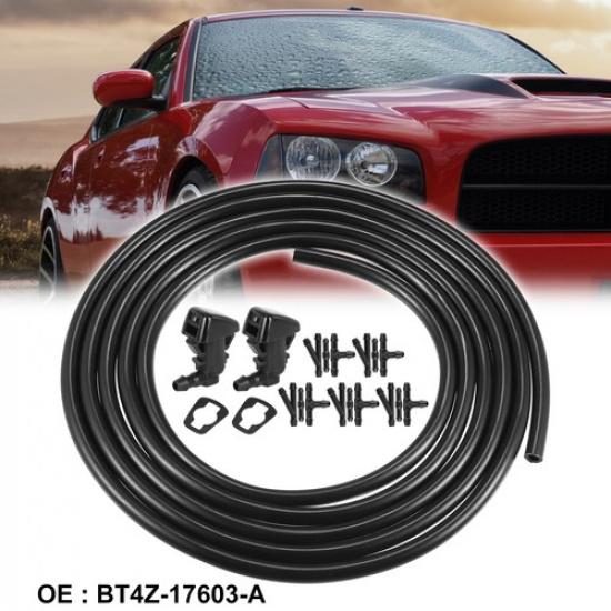 

2pcs Windshield Washer Nozzle 2.5m Hose Kit for Ford Edge 2011-2015 BT4Z-17603-A