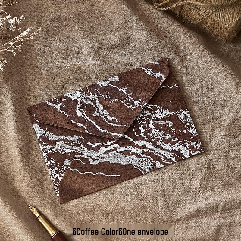 Retro Embossed Chinese Style Letter and Envelope Set with Wax Seal