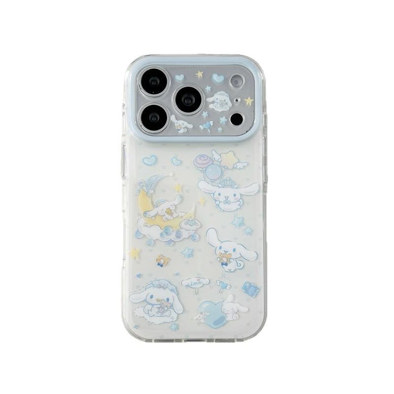 Cinnamoroll Cloud Moon Cartoon Phone Case for iPhone 17/16 Pro Max/15 Pro