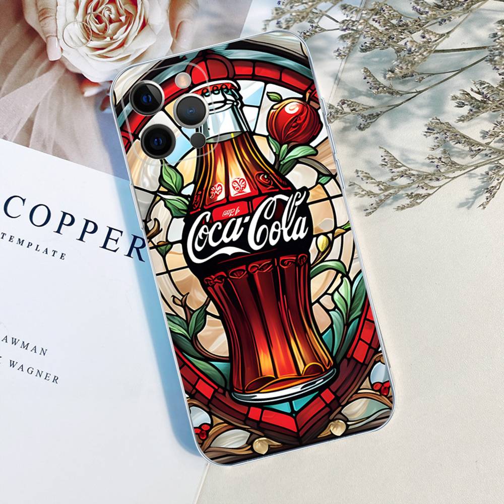 Cool C-Coca-C-Cola Phone Case For IPhone 17 16 15 14 13 11 12 Pro Max 16 Plus Transparent