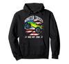 Monster Trucks Are My Jam Rugged USA Flag Stars and Stripes Hoodie