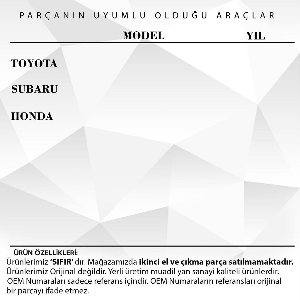 5 sztuk klipsów przeciwpyłowych do Toyota, Honda