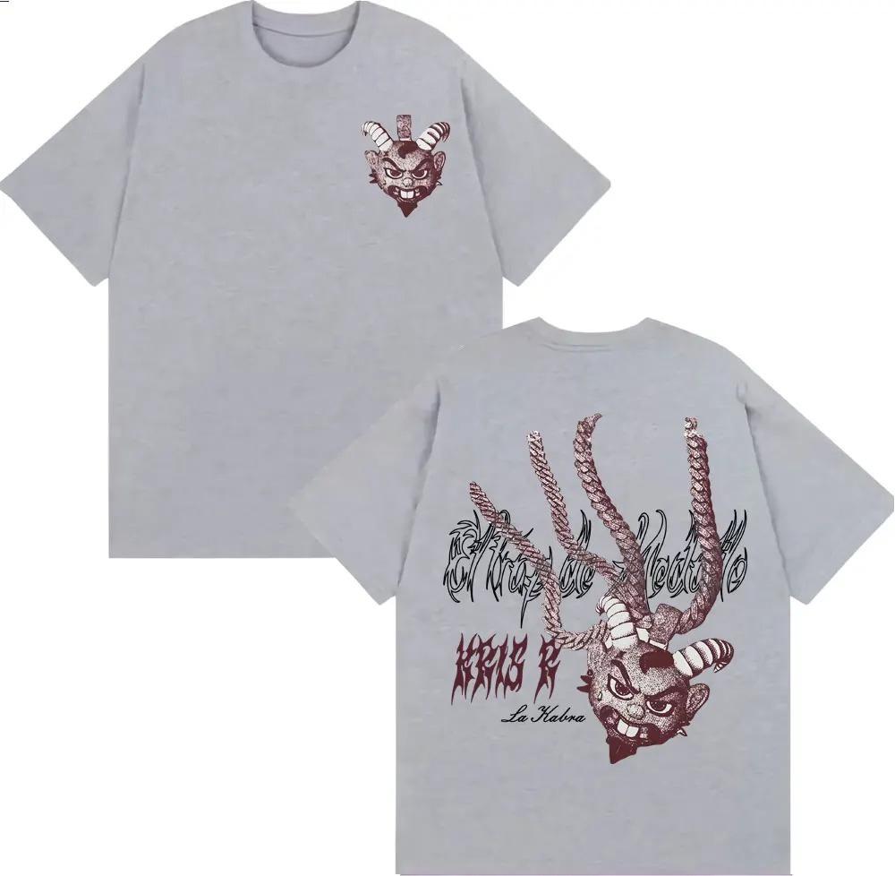 Rapper Kris R Ec Trap De Medallo Album Merch T Shirt Unisexs Clothing Harajuku Streetwear Tshirt High Quality Cotton Tshirts
