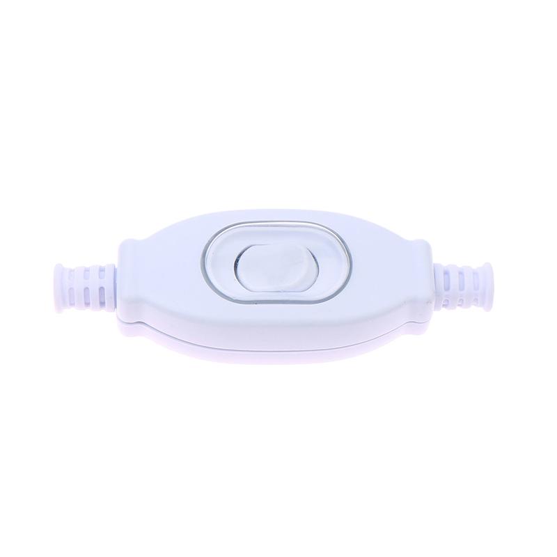 1 Pcs Waterproof In Line Switch Cord Switch Round Wire Silver Contact Double Cut Switch Dust Switch 3A 250V