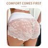 Cotton Underwear for Women Sexy Lace Stretch Hipster Panties High Waisted Seamless Soft Bikini Briefs