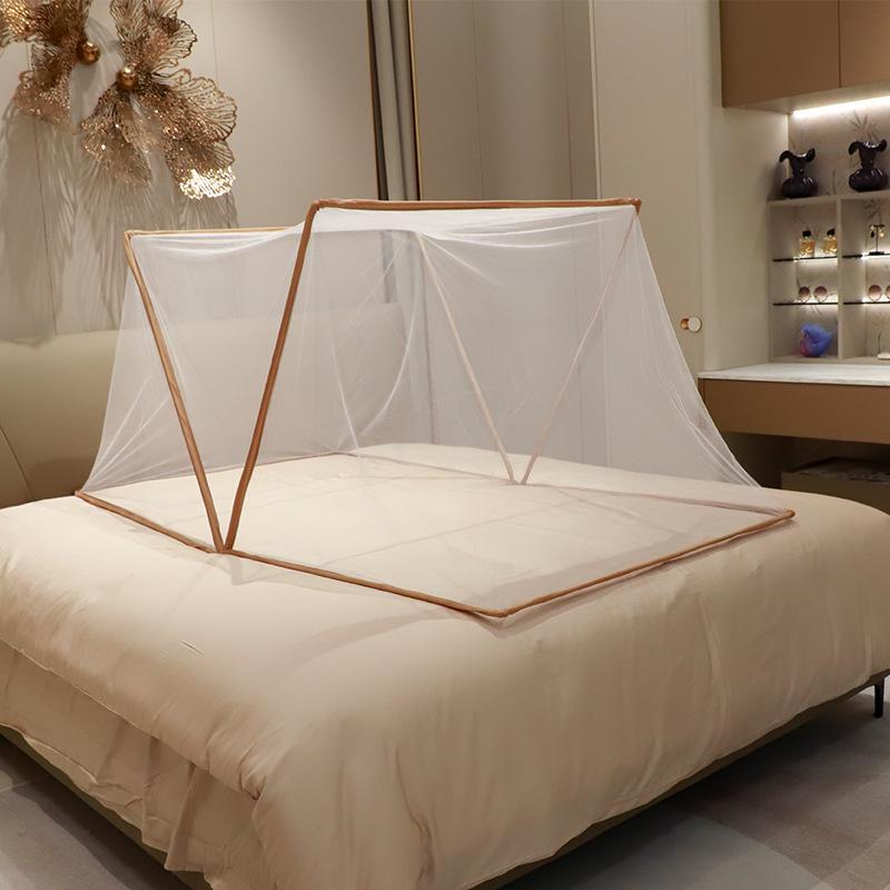 Foldable Mosquito Net: Easy-Install, Retractable, Encrypted Bunk Bed Cover for Dorms