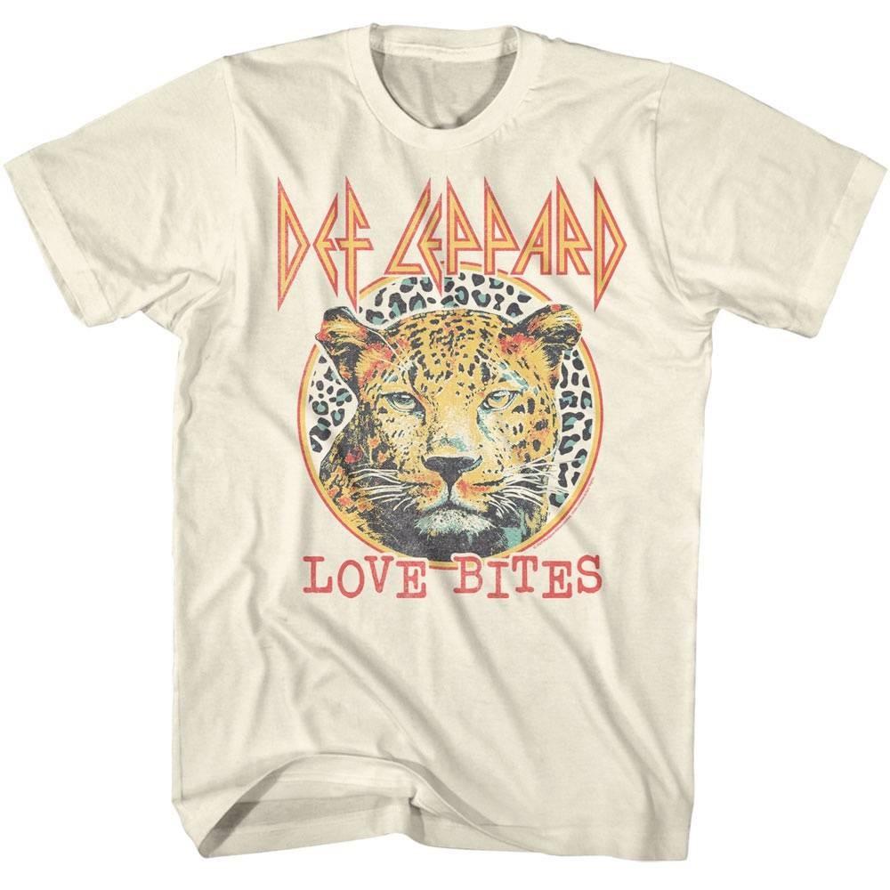 Def Leppard Love Bites Chill Leopard Men T Shirt S