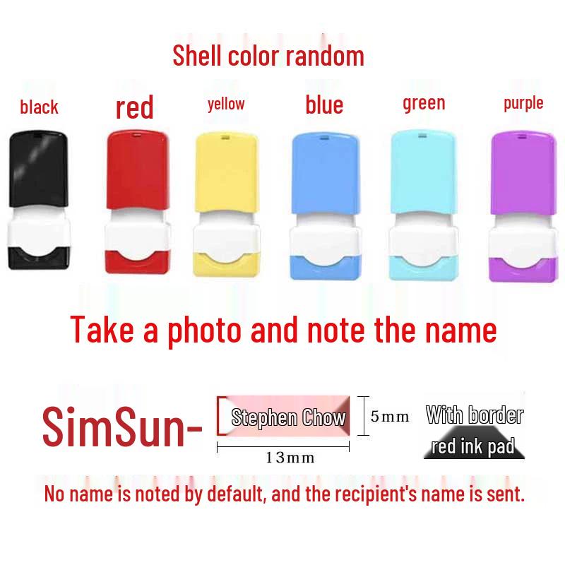 Personalized Name Stamp and Handwritten Signature Seal, Custom Engraving 10,000 Uses
