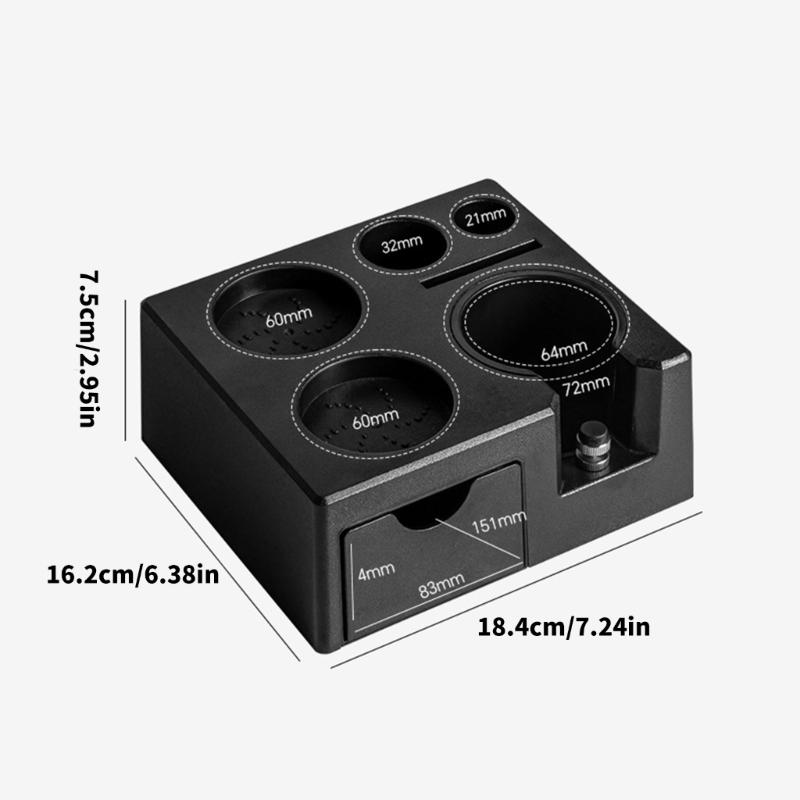 Kaffefilterhållare Kaffefördelare Hållare Kaffepress Ställ Kaffeverktygsorganisatörer Pressstation för Kaffepress