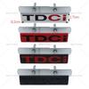 pbhsg2 3D Metal TDCI Letters Car Front Grille Hood Emblem Badge Decals For Ford Kuga Explorer Transit Accessories