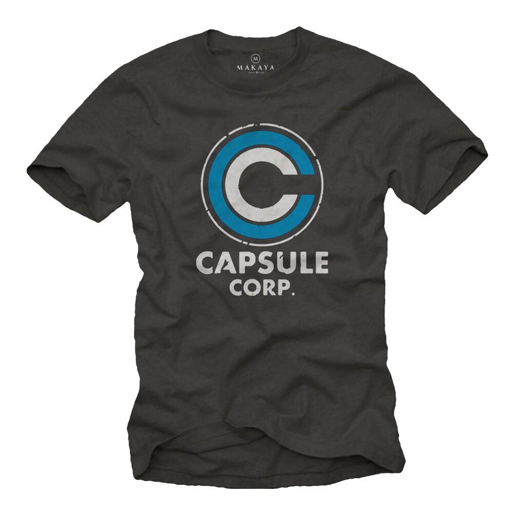

Capsule Corp T-Shirt Mens Boys Men Dragon Gifts Roshi Goku Ball Nerd 3XL