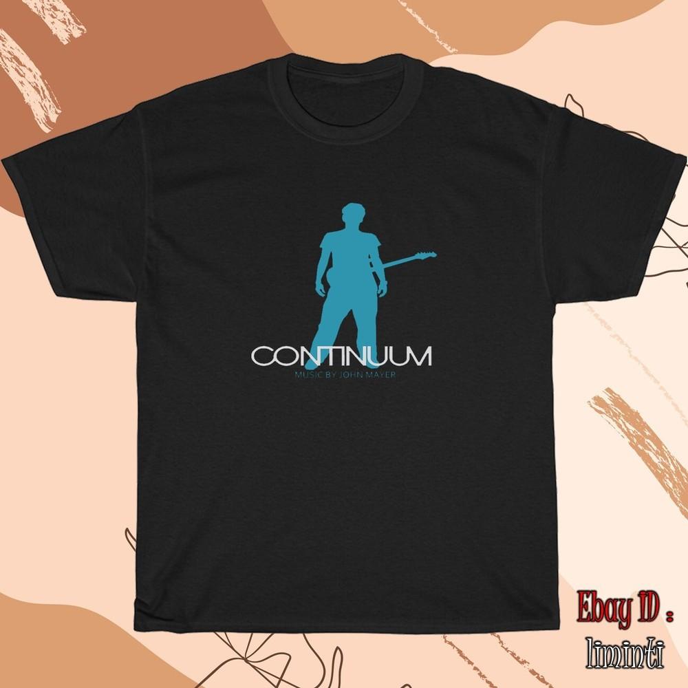 

John Mayer Continuum Logo Men s Black/Navy T-Shirt S-5XL Shipping from USA Unisex T-Shirt S