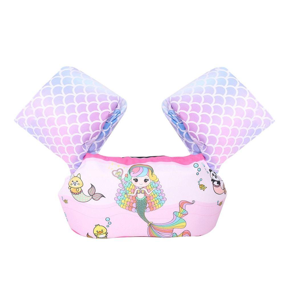 Summer Cartoon Swimming Floats Ring Floating Adjustable Swim Floating Armbands Breathable Water Play Swimming Ring Tube