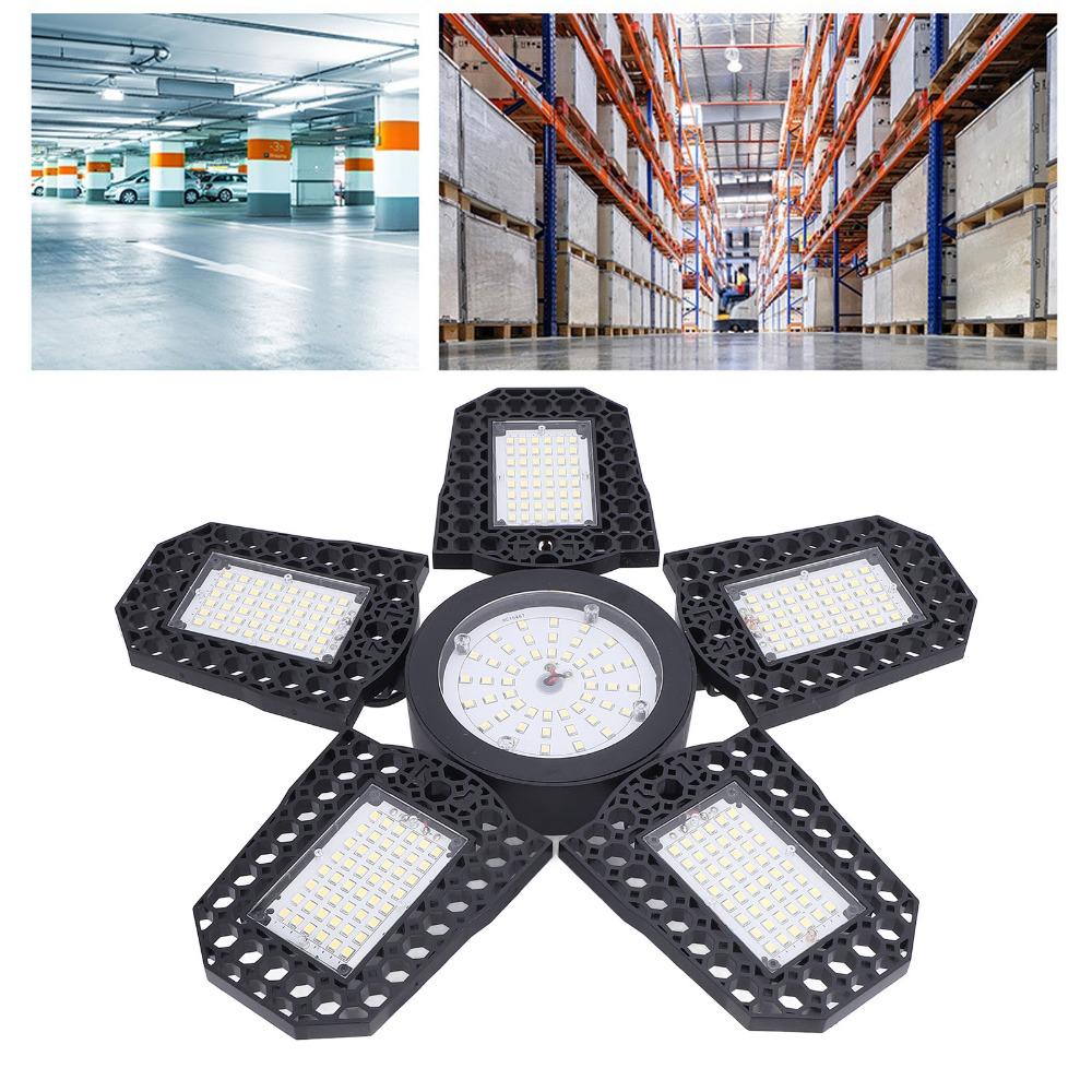 100-277V LED Ceiling Light Adjustable Panel Light Super Bright Garage Ceiling Light  Basement