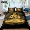 Home Living Luxury 3D Buddha Bedding Set Girls Duvet Cover Set Pillowcase Kids Bedding Set Queen and King EU/US/AU/UK Size