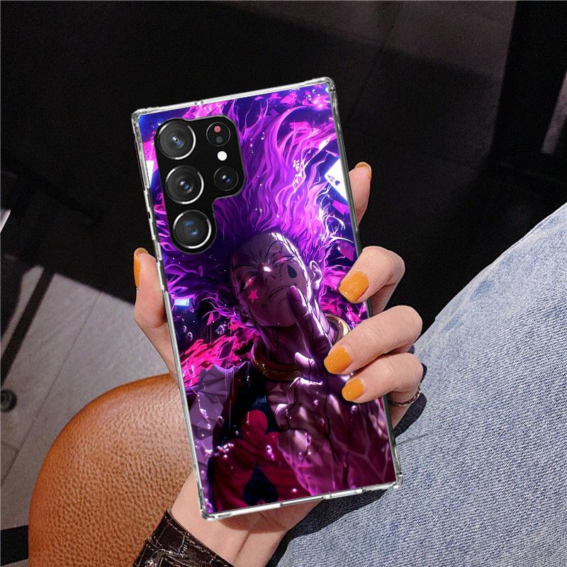 Huner X-Hunters Hisoka Phone Case For Samsung Galaxy S24 S25 Edge S26 Ultra S23 S22 S21 Plus S20 FE + Personalized Print Cover G