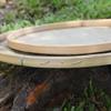Bamboo Woven Drying Basket Farmhouse Green Round Sieve Tray